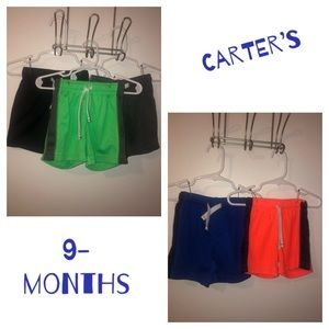 Carter’s mesh shorts (5 pairs) size 9-months